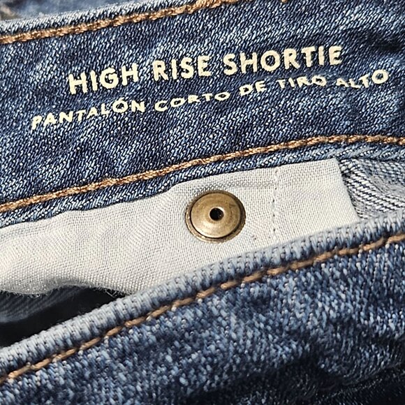 Universal Thread High Rise Shortie Jean Shorts Womens Size 6 Button Fly Denim - Picture 6 of 7